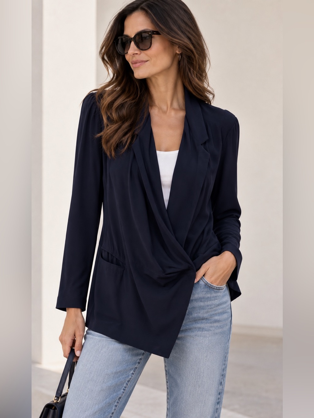 Donna Karan Blue Blazers